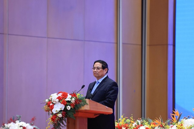 Thủ tướng Chính phủ Phạm Minh Chính phát biểu tại Diễn đàn. Ảnh: Đức Thanh Thủ tướng Chính phủ Phạm Minh Chính phát biểu tại Diễn đàn. Ảnh: Đức Thanh