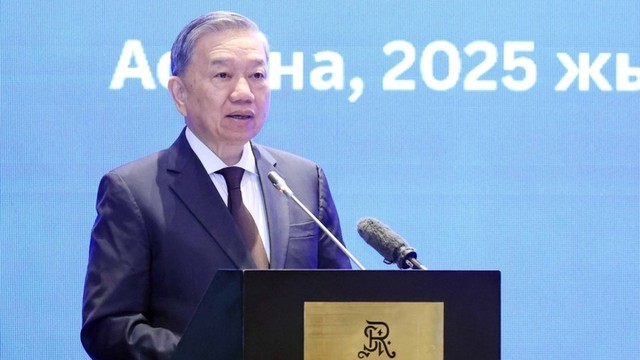 Tổng Bí thư Tô Lâm phát biểu tại buổi tọa đàm. (Ảnh: Thống Nhất)