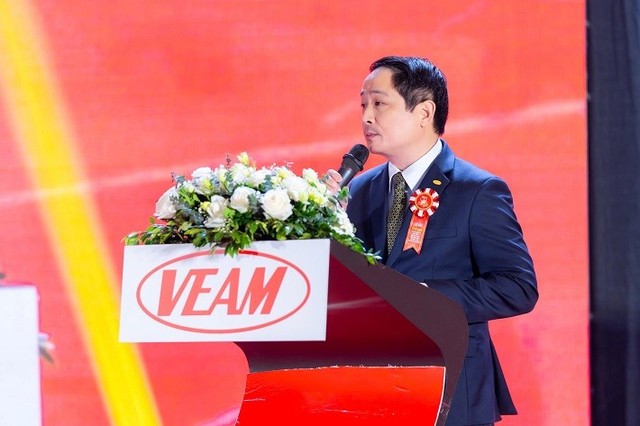 Ông Nguyễn Hoàng Giang - Tổng giám đốc VEAM phát biểu tại buổi lễ Ông Nguyễn Hoàng Giang - Tổng giám đốc VEAM phát biểu tại buổi lễ