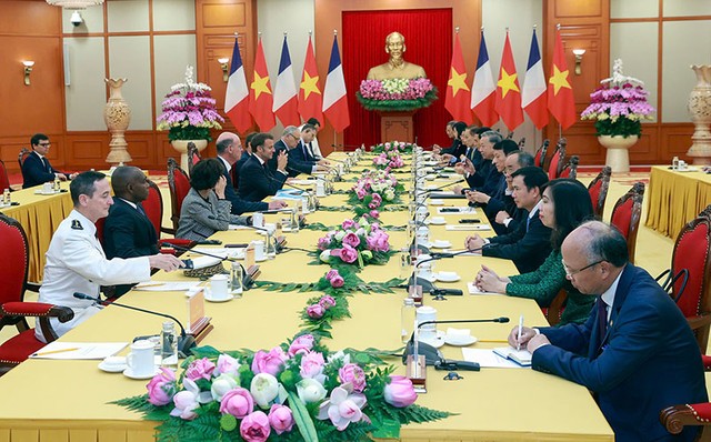 Quang cảnh cuộc hội kiến. Ảnh: Đức Thanh