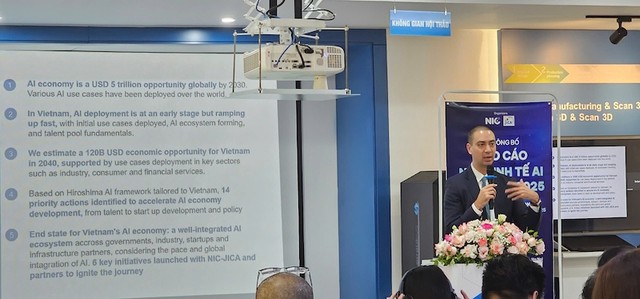 Ông Arnaud Ginolin, Giám đốc điều hành Bostion Consulting Group (BCG) chia sẻ các nội dung chính của Báo cáo.