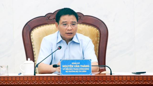 Bộ trưởng Nguyễn Văn Thắng phát biểu chỉ đạo hội nghị. (Ảnh: Đức Minh)
