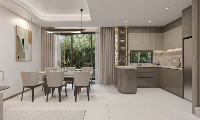 Không gian phòng khách nhà phố liền kề 6m tại River Park: Tối ưu diện tích – linh hoạt công năng Không gian phòng khách nhà phố liền kề 6m tại River Park: Tối ưu diện tích – linh hoạt công năng