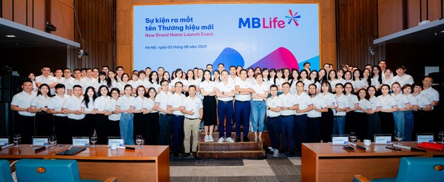 Tập thể CBNV MB Life cùng quyết tâm xây dựng thương hiệu trong giai đoạn mới