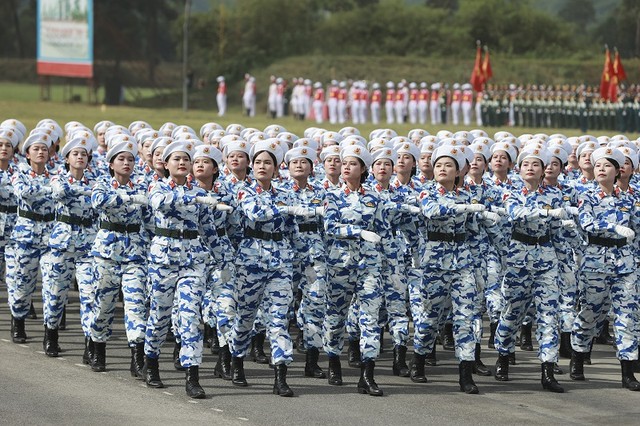 Khối nữ sĩ quan quân y của lực lượng Quân đội nhân dân Việt Nam.