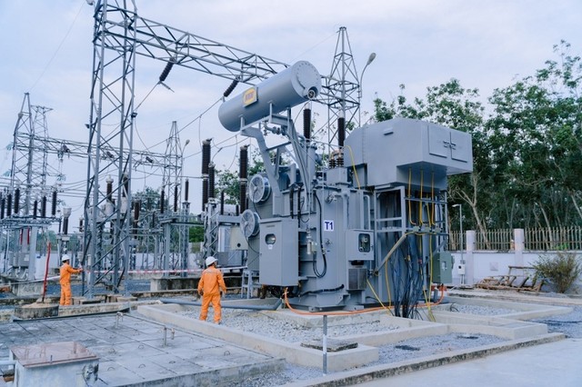 Máy biến áp T1, Trạm biến áp 110 kV Thạnh Đức được đóng điện trong nửa đầu năm 2025.