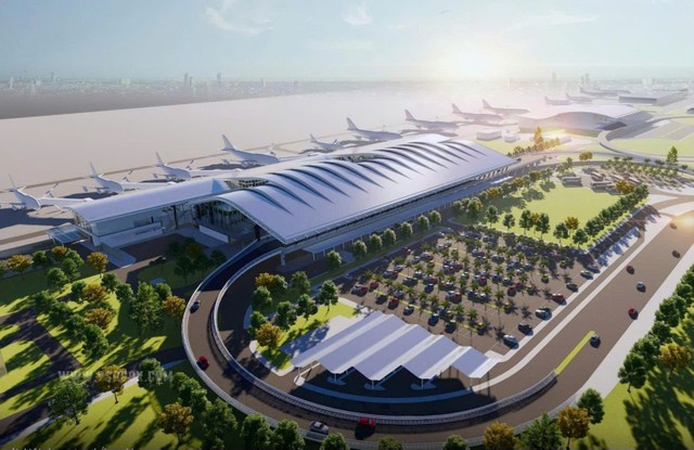 Phối cảnh Nhà ga hành khách T2 - Cảng hàng không quốc tế Cát Bi
