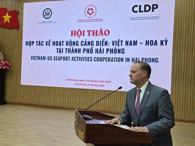 Ông Stephen L. Green, Tham tán thương mại Đại sứ quán Hoa Kỳ tại Việt Nam. Ảnh: Thanh Sơn Ông Stephen L. Green, Tham tán thương mại Đại sứ quán Hoa Kỳ tại Việt Nam. Ảnh: Thanh Sơn