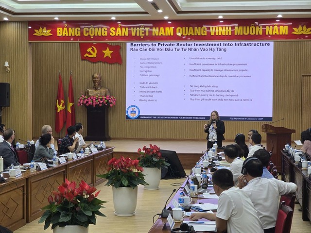 Hội thảo về hoạt động cảng biển Hoa Kỳ - Việt Nam. Ảnh: Thanh Sơn Hội thảo về hoạt động cảng biển Hoa Kỳ - Việt Nam. Ảnh: Thanh Sơn