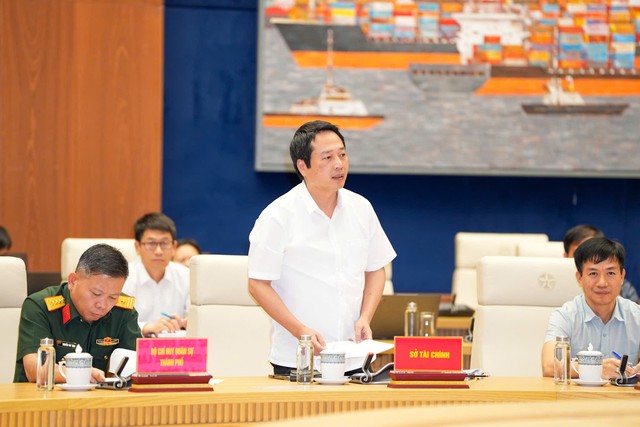 Lãnh đạo Sở Tài chính Hải Phòng báo cáo với Phó thủ tướng tại buổi làm việc Lãnh đạo Sở Tài chính Hải Phòng báo cáo với Phó thủ tướng tại buổi làm việc