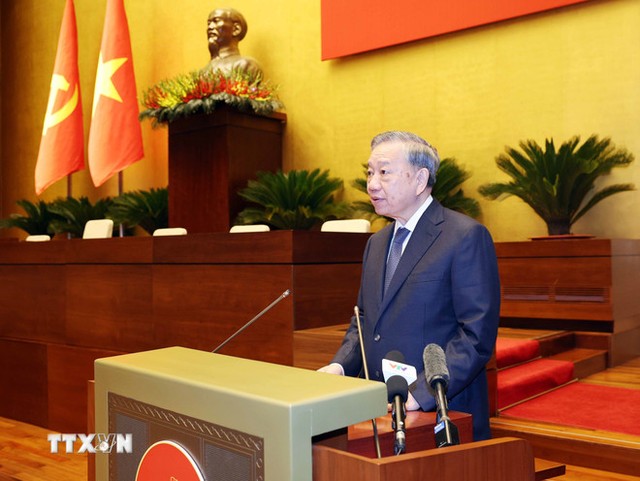 Tổng Bí thư Tô Lâm phát biểu tại Hội nghị (Ảnh: TTXVN) Tổng Bí thư Tô Lâm phát biểu tại Hội nghị (Ảnh: TTXVN)