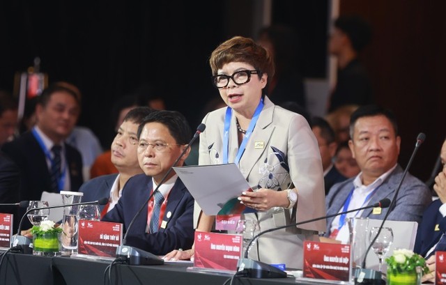 Bà Đặng Thúy Hà, Giám đốc khu vực phía Bắc, Công ty cổ phần Kết nối Nhân tài (Talentnet). Ảnh: Chí Cường.