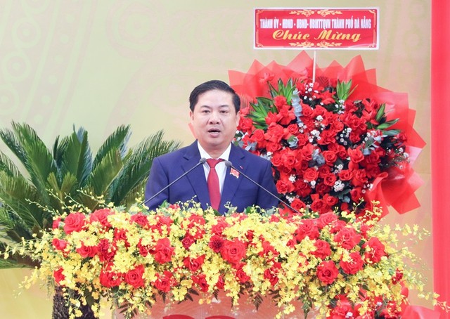 Bí thư Đà Nẵng, ông Lương Nguyễn Minh Triết phát biểu bế mạc Đại hội Đảng bộ Thành phố. Bí thư Đà Nẵng, ông Lương Nguyễn Minh Triết phát biểu bế mạc Đại hội Đảng bộ Thành phố.