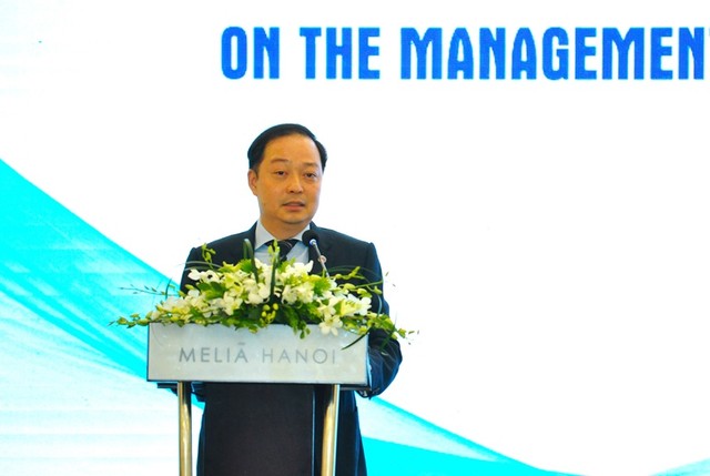 Ông Nguyễn Quốc Phương phát biểu khai mạc hội thảo. Ảnh: Đức Minh.