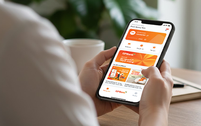 Giao diện ứng dụng GP DigiPlus được thiết kế như một trung tâm tài chính đa năng Giao diện ứng dụng GP DigiPlus được thiết kế như một trung tâm tài chính đa năng