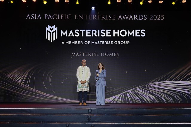 Masterise Homes được vinh danh “Inspirational Brand Award” nhờ hành trình truyền cảm hứng sống chuẩn quốc tế tại Việt Nam