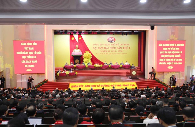 Đại hội Đảng bộ TP.HCM lần thứ I, nhiệm kỳ 2025 - 2030 là Đại hội của niềm tin, tầm nhìn và hành động. Ảnh: BTC.