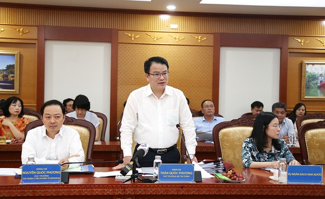 Thứ trưởng Trần Quốc Phương phát biểu khai mạc. Ảnh: Đức Minh.