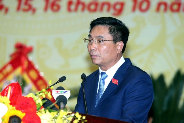 Bí thư Tỉnh ủy Thanh Hóa Nguyễn Doãn Anh phát biểu khai mạc Đại hội