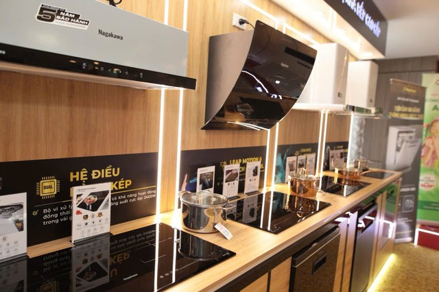 Sản phẩm gia dụng và thiết bị nhà bếp Nagakawa nhận được nhiều sự quan tâm từ người tiêu dùng nhờ công nghệ thông minh.