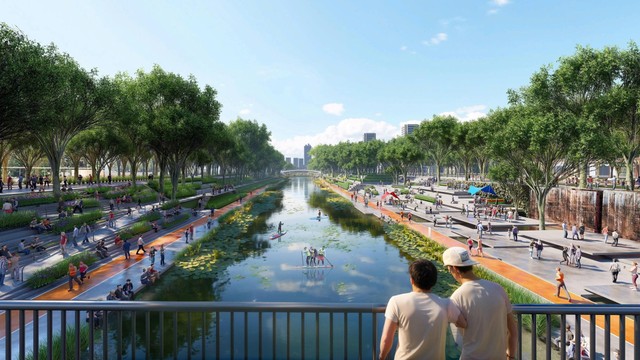 Charmora City áp dụng mô hình Sponge City, hướng tới đô thị xanh bền vững. Charmora City áp dụng mô hình Sponge City, hướng tới đô thị xanh bền vững.