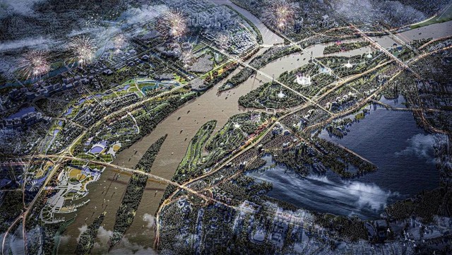 Quy hoạch Thủ đô Hà Nội thời kỳ 2021-2030, tầm nhìn đến 2050 đã xác định sông Hồng là trục không gian cảnh quan chủ đạo của Thủ đô. Quy hoạch Thủ đô Hà Nội thời kỳ 2021-2030, tầm nhìn đến 2050 đã xác định sông Hồng là trục không gian cảnh quan chủ đạo của Thủ đô.