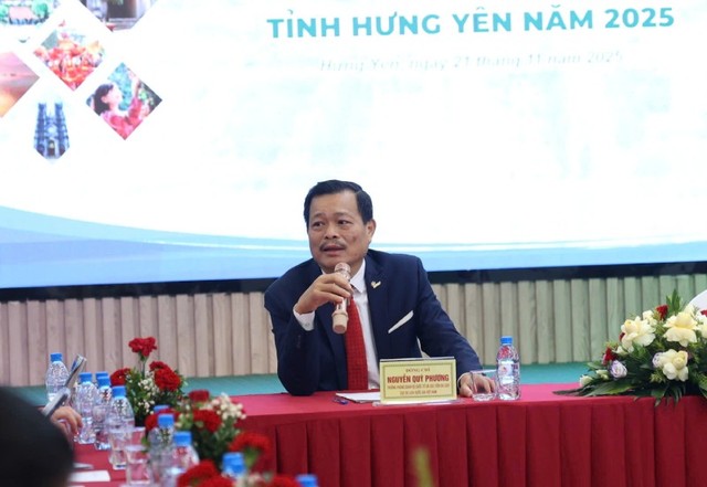 Ông Nguyễn Quý Phương, Trưởng phòng Quản lý Xúc tiến Du lịch (Cục Du lịch Quốc gia Việt Nam) phát biểu.