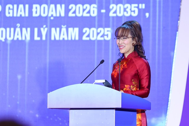 Tiến sĩ Nguyễn Thị Phương Thảo cam kết đồng hành dài hạn cùng Hội Liên hiệp Phụ nữ Việt Nam -Ảnh: VGP/Nhật Bắc