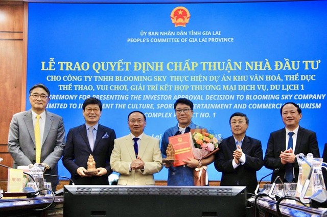 Dự án Khu văn hoá, thể dục thể thao, vui chơi, giải trí kết hợp thương mại, dịch vụ, du lịch 1 của Công ty Công ty TNHH Blooming Sky có vốn hơn 2.599 tỷ đồng là dự án có tổng vốn đầu tư lớn nhất mà tỉnh Gia Lai thu hút được trong tháng 11/2025. Ảnh: Hoàng Thảo.