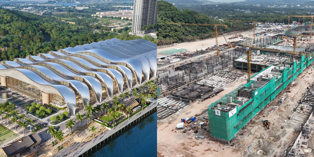 Trung tâm hội nghị APEC có tiến độ thi công thần tốc