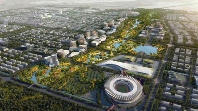Phối cảnh một dự án siêu đô thị.