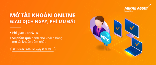 50 khách hàng hoàn tất việc mở tài khoản sớm nhất từ 19/10 cũng nhận thêm các phần quà hấp dẫn 50 khách hàng hoàn tất việc mở tài khoản sớm nhất từ 19/10 cũng nhận thêm các phần quà hấp dẫn