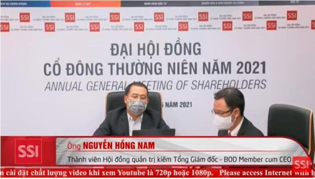 Ông Nguyễn Hồng Nam cho biết, đà tăng điểm của thị trường tác động tích cực đến các hoạt động kinh doanh của SSI. Ông Nguyễn Hồng Nam cho biết, đà tăng điểm của thị trường tác động tích cực đến các hoạt động kinh doanh của SSI.