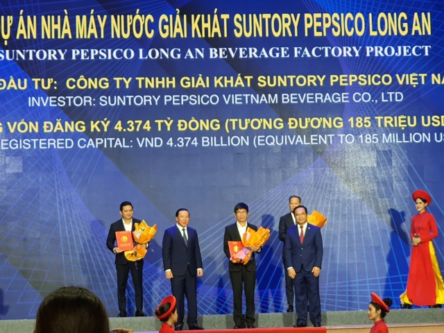 Dự án của Pepsico tại KCN Hữu Thạnh IDICO có tổng vốn đầu tư 185 triệu USD, tương đương khoảng 4.374 tỷ đồng Dự án của Pepsico tại KCN Hữu Thạnh IDICO có tổng vốn đầu tư 185 triệu USD, tương đương khoảng 4.374 tỷ đồng