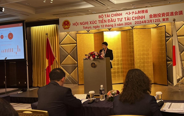 Bà Lê Thị Lệ Hằng – Giám đốc Chiến lược CTCP Chứng khoán SSI phát biểu tại Hội nghị Bà Lê Thị Lệ Hằng – Giám đốc Chiến lược CTCP Chứng khoán SSI phát biểu tại Hội nghị