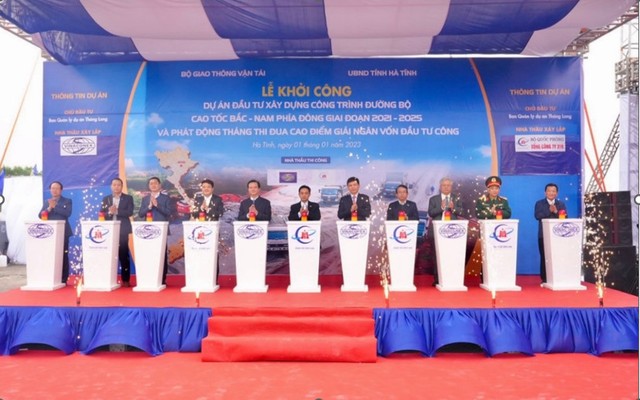 Khởi công cao tốc Bãi Vọt - Hàm Nghi, dự án thành phần cao tốc Bắc - Nam phía Đông giai đoạn 2021 - 2025