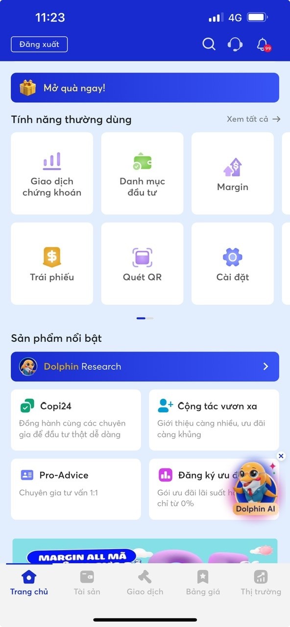 App dùng nhà mạng không bị lỗi vẫn vào được