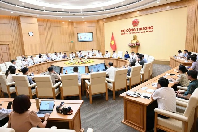 Toàn cảnh cuộc họp - Ảnh: MOIT