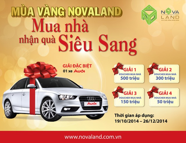 Chương trình đặc biệt cuối năm: Mùa vàng Novaland ảnh 1