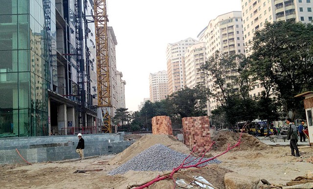 “Bông hoa kim cương” làm nhếch nhác khu đô thị trung tâm Cầu Giấy ảnh 7 “Bông hoa kim cương” làm nhếch nhác khu đô thị trung tâm Cầu Giấy ảnh 7