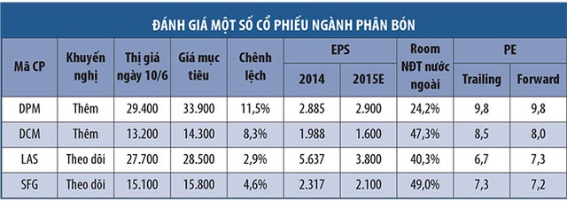 Triển vọng không quá sáng với doanh nghiệp phân bón ảnh 1