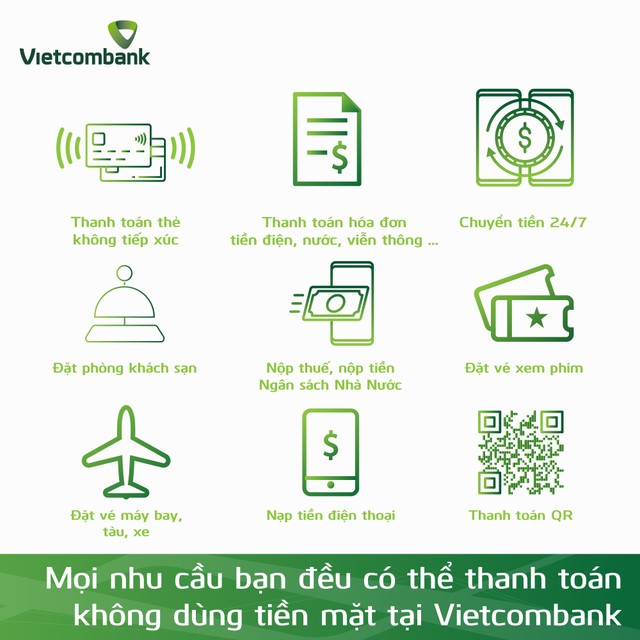 Vietcombank hưởng ứng mạnh mẽ “Ngày không dùng tiền mặt 16/06” ảnh 2
