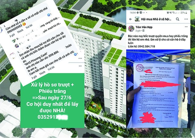 Dự án NHS Phương Canh được giao bán suất và xử lý hồ sơ công khai. Ảnh: Thành Nguyễn.