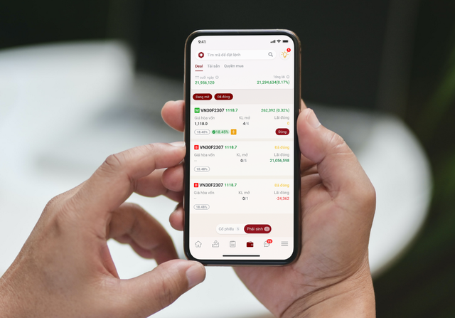 Sản phẩm chứng khoán phái sinh Future X trên app Entrade X của DNSE áp dụng tỷ lệ cọc mở hợp đồng phái sinh cạnh tranh nhất thị trường ở mức 18.48%. Sản phẩm chứng khoán phái sinh Future X trên app Entrade X của DNSE áp dụng tỷ lệ cọc mở hợp đồng phái sinh cạnh tranh nhất thị trường ở mức 18.48%.