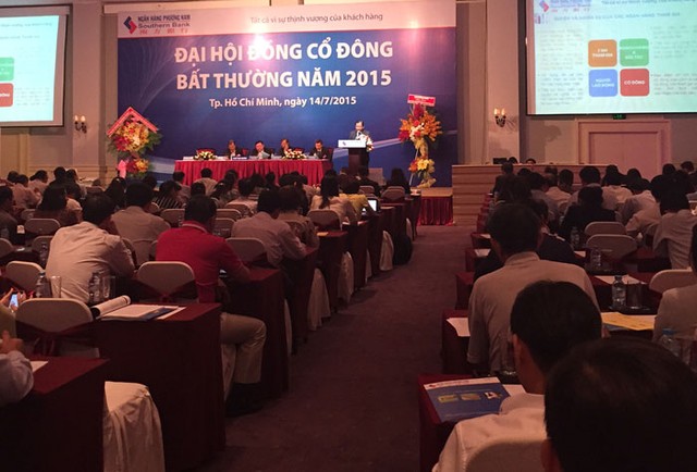 ĐHCĐ bất thường SouthernBank: Ông Trầm Bê vui mừng khi cổ đông thông qua phương án sáp nhập ảnh 3