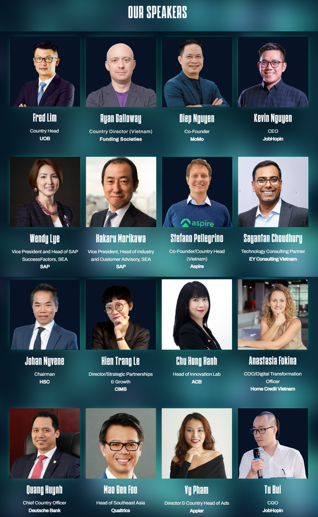 Các diễn giả sẽ tham gia sự kiện Finovate Product Day.