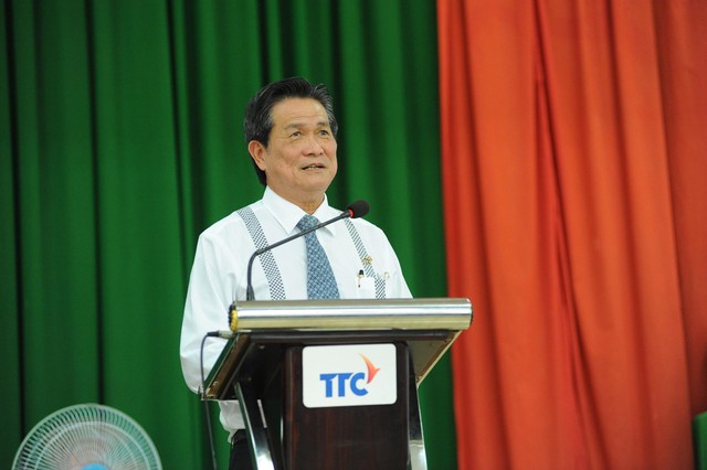 Ông Đặng Văn Thành - Chủ tịch Tập đoàn TTC cho biết Tập đoàn TTC luôn xem đây là một phần trách nhiệm và cam kết tiếp tục đồng hành với địa phương - đặc biệt là quê hương Bến Tre