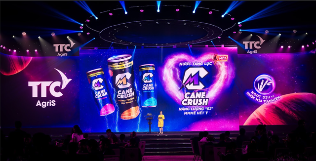 Ngày 8/8/2024 vừa qua, TTC AgriS ra mắt sản phẩm nước tăng lực C-CANE CRUSH với thành phần nước mía tự nhiên – Đánh dấu bước tăng tốc của TTC AgriS trên đường đua sản xuất và cung ứng các sản phẩm F&amp;B có nguồn gốc tự nhiên
