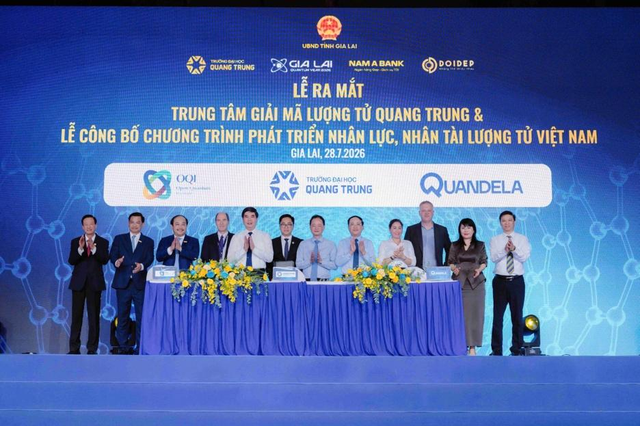 Nam A Bank hợp tác cùng Trường Đại học Quang Trung ra mắt Trung tâm Giải mã Lượng tử. Nam A Bank hợp tác cùng Trường Đại học Quang Trung ra mắt Trung tâm Giải mã Lượng tử.