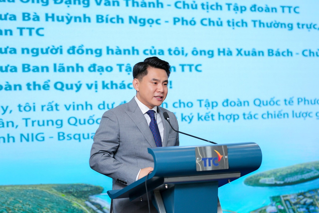 Ông Bruce Zhang - Trưởng Đại diện Tập đoàn NIG tại Việt Nam khẳng định sẽ tập trung đưa các cam kết thành dự án thực tế, phát huy thế mạnh của các bên. Ông Bruce Zhang - Trưởng Đại diện Tập đoàn NIG tại Việt Nam khẳng định sẽ tập trung đưa các cam kết thành dự án thực tế, phát huy thế mạnh của các bên.
